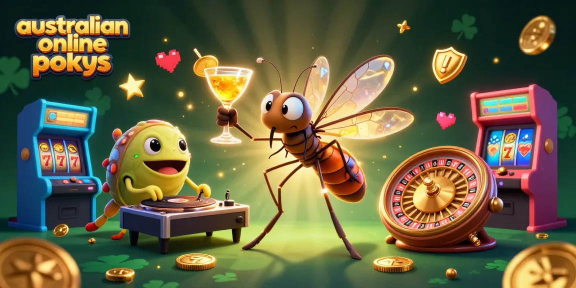 Spin the reels of australian online pokies with vibrant characters and dynamic game elements.